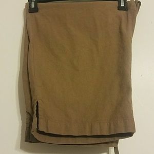 Ladies elastic waistband Capri pants